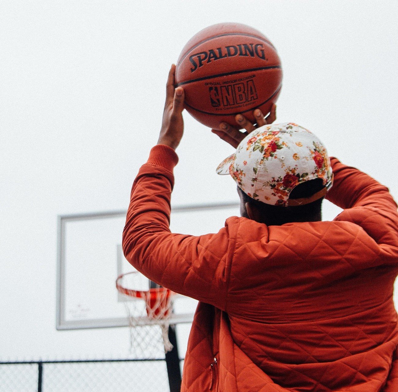 Barn som spela basket